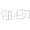 Outdoor Dog Kennel Galvanized Steel 260.5 ft¬≤