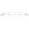 Dog Kennel Silver 484.4 ft¬≤ Steel