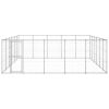 Outdoor Dog Kennel Galvanized Steel 390.7 ft¬≤
